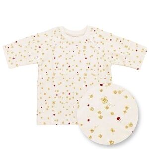 NWT Fin & Vince French Terry Tee Honeybee Fields